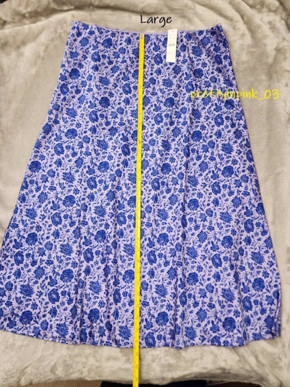 JCREW NEW Women's Pull-on Slip Skirt in ROSE VINES XXL NWT - Picture 5 of 12